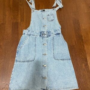 Women's Denim Overall Skirt